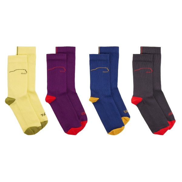 Original VW Socken 4 Paar Golf Kollektion 1974-1997 Strümpfe Größe 39-42 5HG084361
