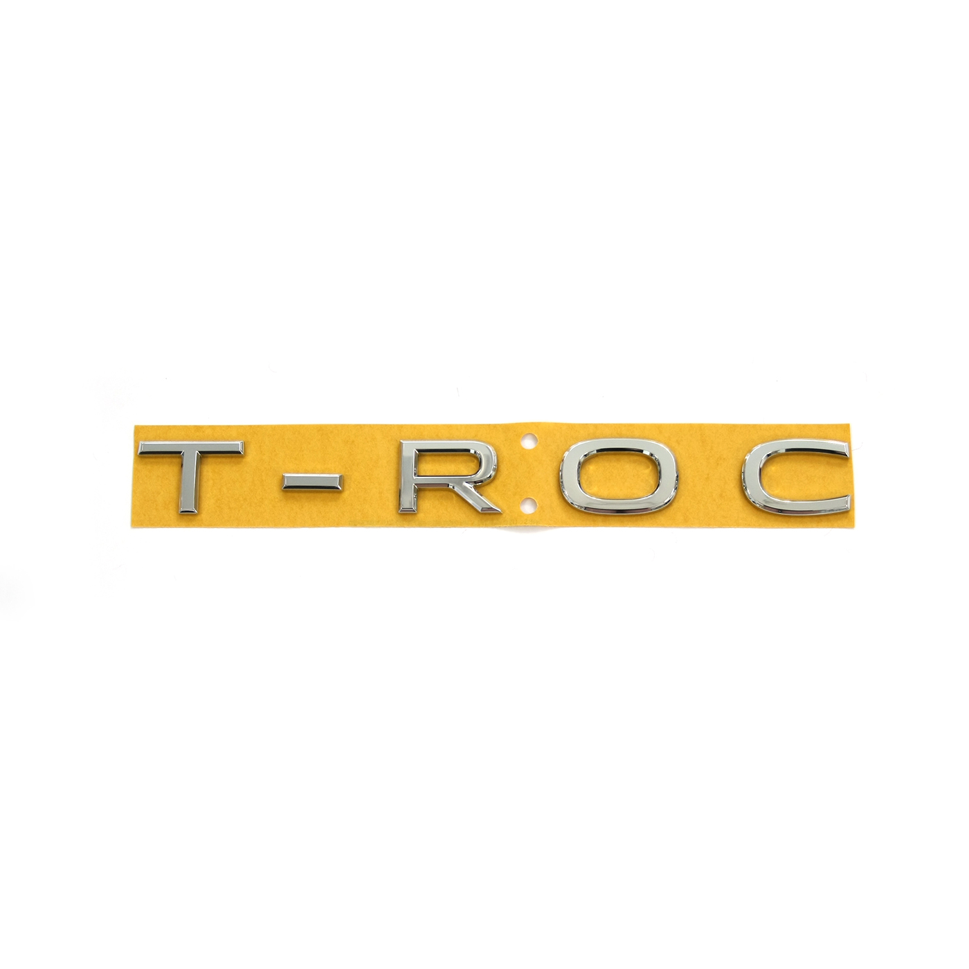 Original VW T-Roc Facelift Schriftzug Buchstaben Aufkleber Heckklappe  Emblem Logo chrom
