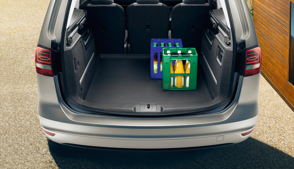 Einziehbarer Auto Kofferraumabdeckung für VW Sharan 2012 2013 2014