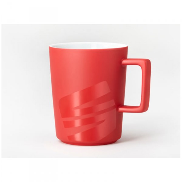 Original Seat Tasse rot Kaffeetasse Porzellan Becher Lifestyle Accessoires