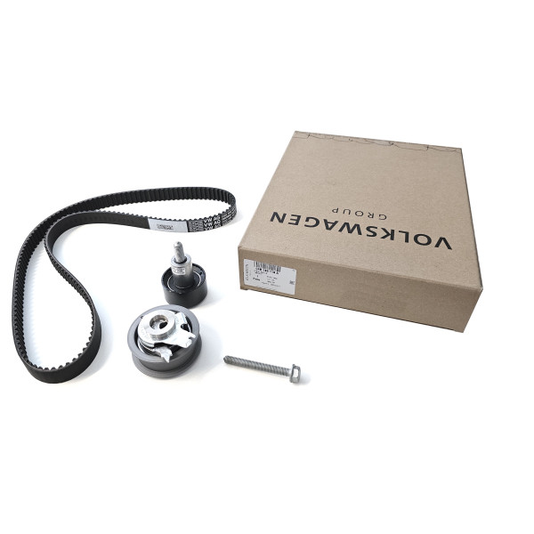 Original VW Zahnriemensatz 1.4 TSI Zahnriemenwechsel Spannrolle Umlenkrolle 04E198119A