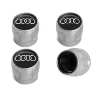 Ventilkappen Audi Logo Ringe Original Kappen universell 80A071215 Ventilkappen Audi Logo Ringe Original Kappen universell 80A071215