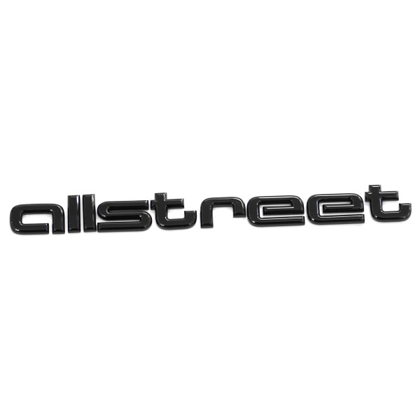 Original Audi allstreet Schriftzug schwarz Logo Aufkleber Black Edition Emblem 8Y4853687AT94