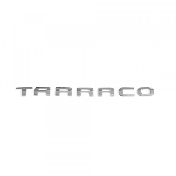 Original Seat Tarraco Schriftzug hinten Heckklappe Emblem Logo Zeichen chrom