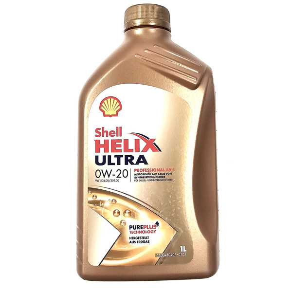 Shell Helix Ultra 0W20 Motoröl 1L VW Norm 50800 50900 Öl Pure Plus Technology