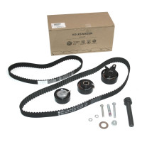 Original VW T4 Zahnriemensatz 2.5 TDI Zahnriemen Spannrolle 074198119P ...