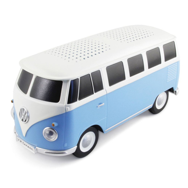VW T1 Bulli Bluetooth Lautsprecher blau/weiß 1:20 Mini-USB BUBS02