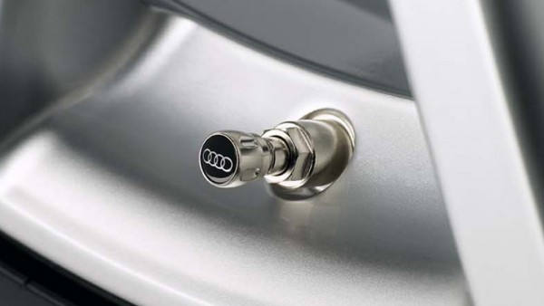 Ventilkappen Audi Logo Ringe Original Kappen Gummiventil Metallventil 4L0071215