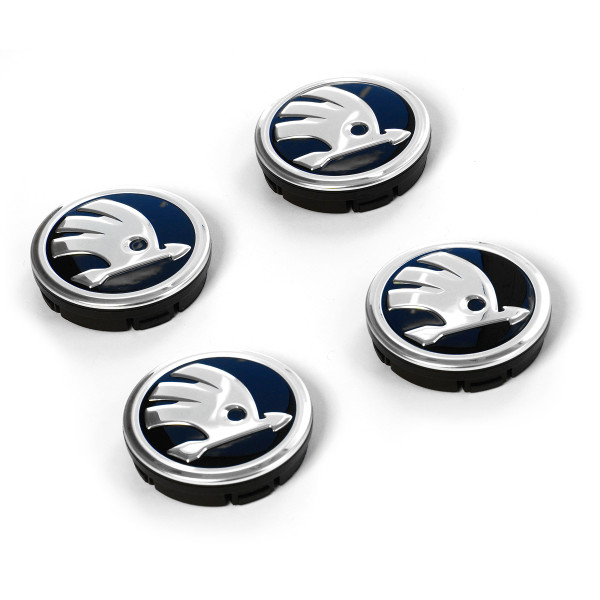 Original Skoda Radzierkappen Satz Felgendeckel Radnabenkappen Radkappen Nabenkappen 5E3071213
