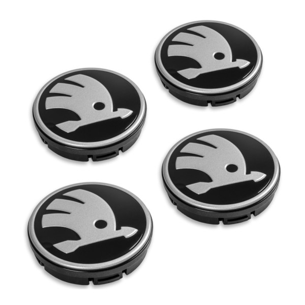 Original Skoda Radzierkappen Satz Felgendeckel Radnabenkappen Radkappen Nabenkappen 5LA071213D