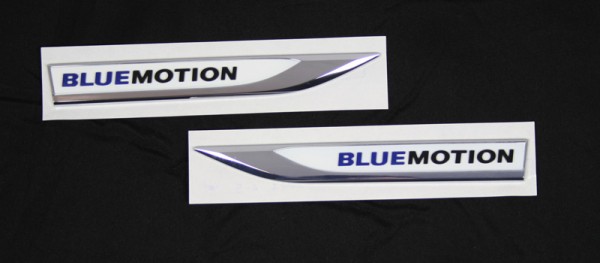 Schriftzug Bluemotion Original VW Golf 7 Tuning Emblem Kotflügel Logo  Chrom