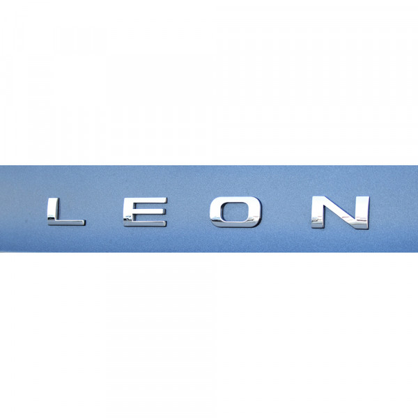 Original Seat Leon Schriftzug hinten Heckklappe Emblem Logo chrom