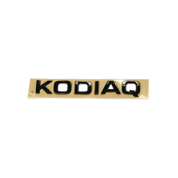 Original Skoda Kodiaq Schriftzug schwarz Heckklappe Emblem Buchstaben Blackline Logo