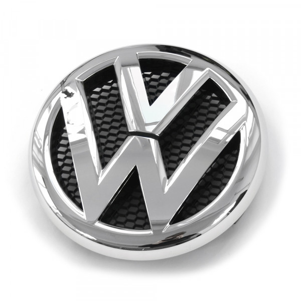 Original Amarok VW-Emblem vorn Kühlergrill Emblem Logo chrom schwarz