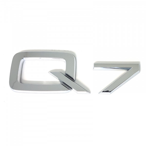 Original Audi Schriftzug Q7 Emblem Logo Aufkleber Modellbezeichnung chrom glänzend 4M08537412ZZ