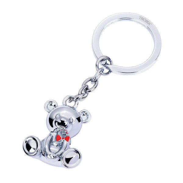 Schlüsselanhänger BÄRND Teddybär Keyring Metallguss Anhänger KR24-13