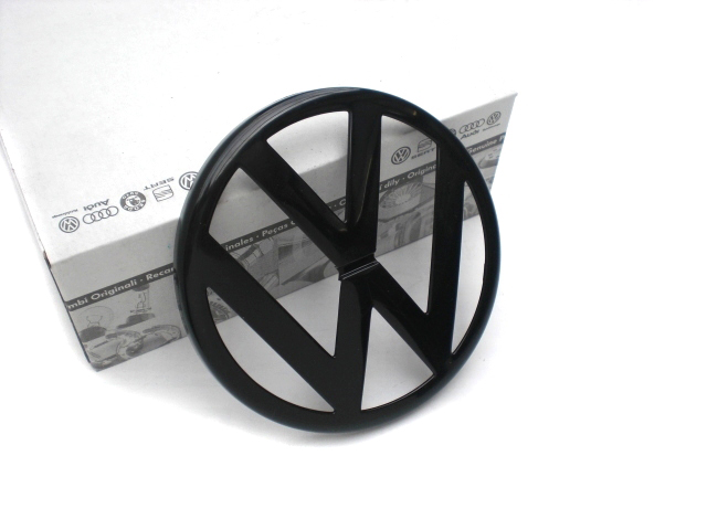 Volkswagen 701853601AC Zeichen Heckklappe Emblem Logo, schwarz