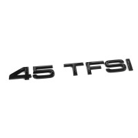 Original Audi 45 TFSI Schriftzug schwarz Tuning Exclusive Black Edition Heckklappe Emblem Original Audi 45 TFSI Schriftzug schwarz Tuning Exclusive Black Edition Heckklappe Emblem