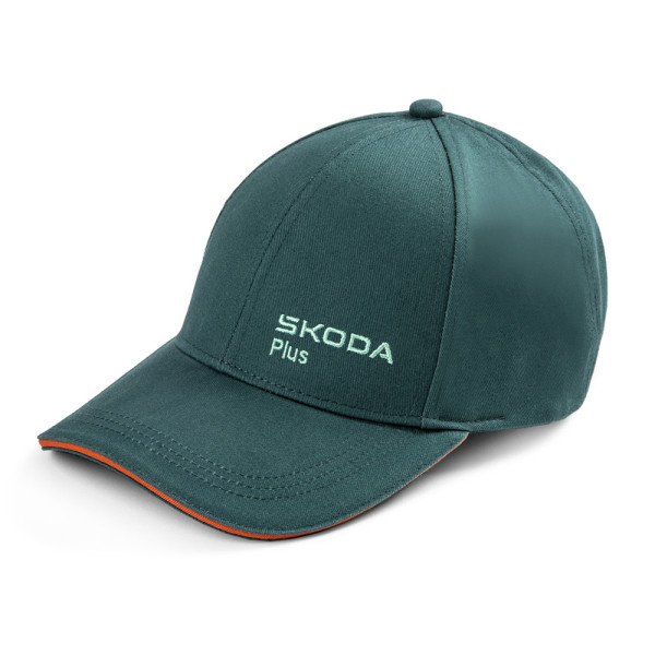 Original Skoda Plus Baseballcap Basecap Mütze Cap Baseballkappe grün 000084300BC