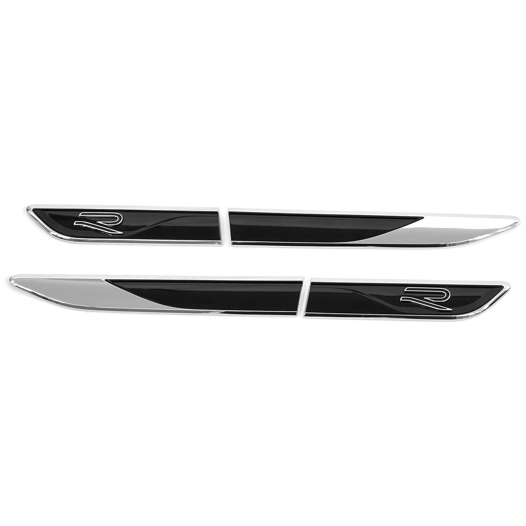 VW Golf 7 R Line Plaketten links rechts Kotflügel seitlich Logo Emblem  Aufkleber