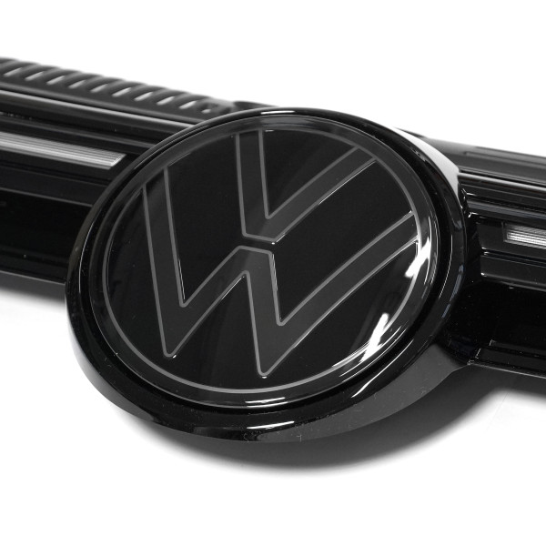 Stilvolle Vw Emblem Schwarz Ebenbildnull