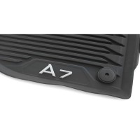 Vorschau: Original Audi A7 (C8 4K) Sportback Gummi Fußmatten vorn Gummimatten Allwettermatten schwarz Vorschau: Original Audi A7 (C8 4K) Sportback Gummi Fußmatten vorn Gummimatten Allwettermatten schwarz