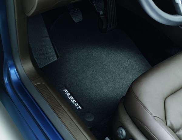 Original VW Velours Fußmatten Premium Passat B7 Textilfußmatten vorn+hinten
