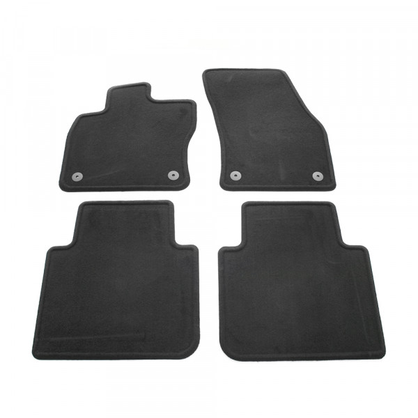 Original Seat Tarraco Textil Velpic Fußmatten 4x Stoffmatten Komplettsatz v+h Teppich schwarz
