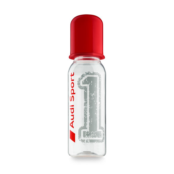 Original Audi Sport Babyflasche Flasche Säugling 250ml Silikonsauger 3201901500