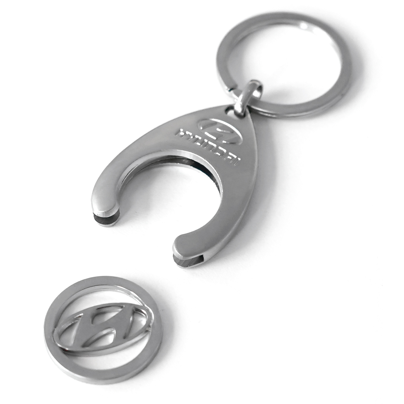 Schlüsselanhänger mit Einkaufschip Skoda Anhänger Key Ring Chip