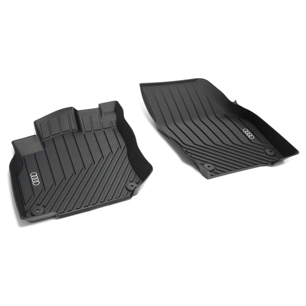 Original Audi Q3 (FJ) Gummi Fußmatten vorn Fußraumschalen Allwettermatten schwarz 83H061545