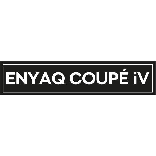 Original Skoda ENYAQ COUPÉ iV Kennzeichenschild Nummernschild Kennzeichen Typenschild HVF39-501