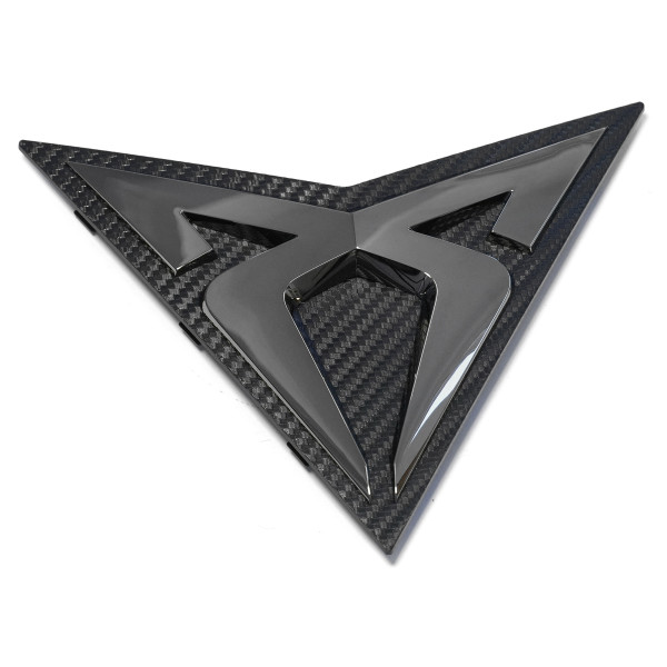 Original CUPRA Formentor VZ5 BAT Emblem vorn Carbon Logo Kühlergrill schwarz/chrom 5FF853679C5DV