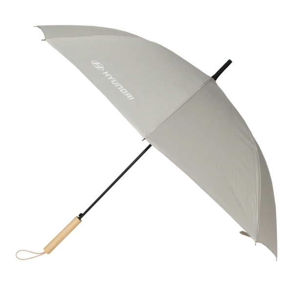 Original Hyundai Regenschirm Schirm Stockschirm Logo Beige HMD00575