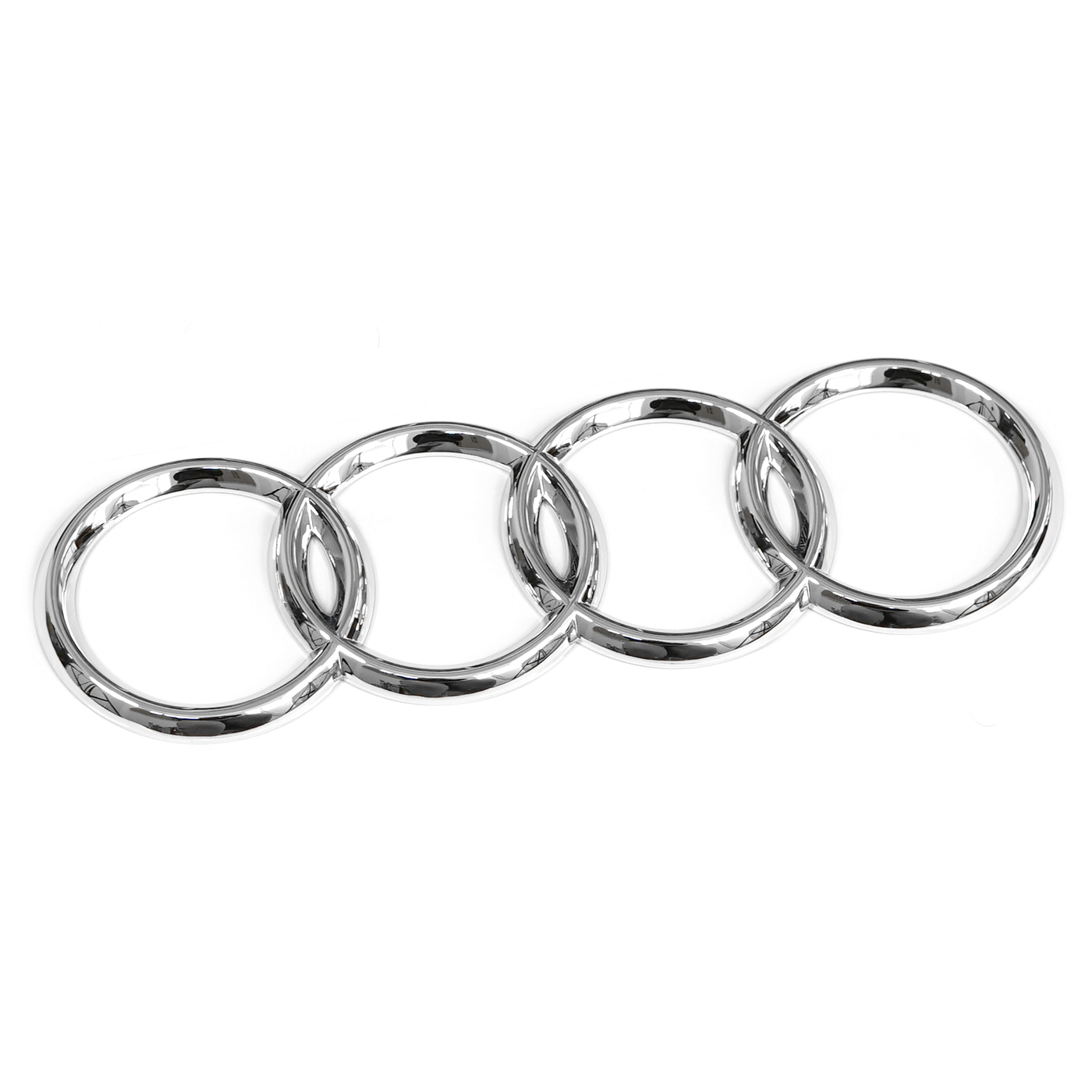 Orig Audi Emblem Logo Audi Ringe schwarz Heckklappe Selbstklebend