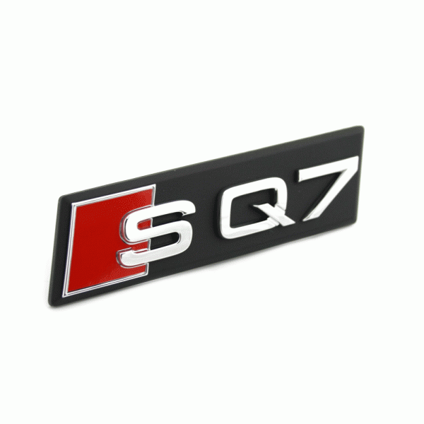 Audi SQ7 4M Schriftzug vorn Original Logo Frontgrill Kühlergrill Emblem chrom