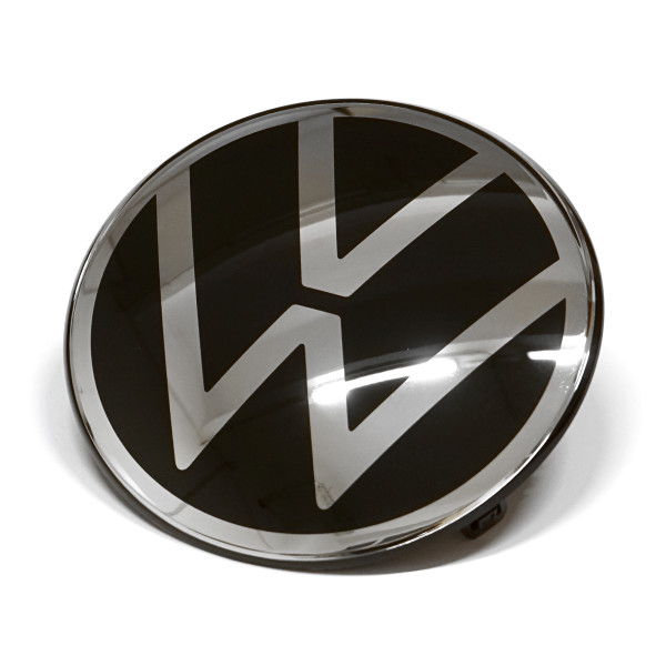 Original VW Emblem vorn Kühlergrill Zeichen Logo schwarz/silber 5NA853601MDPJ