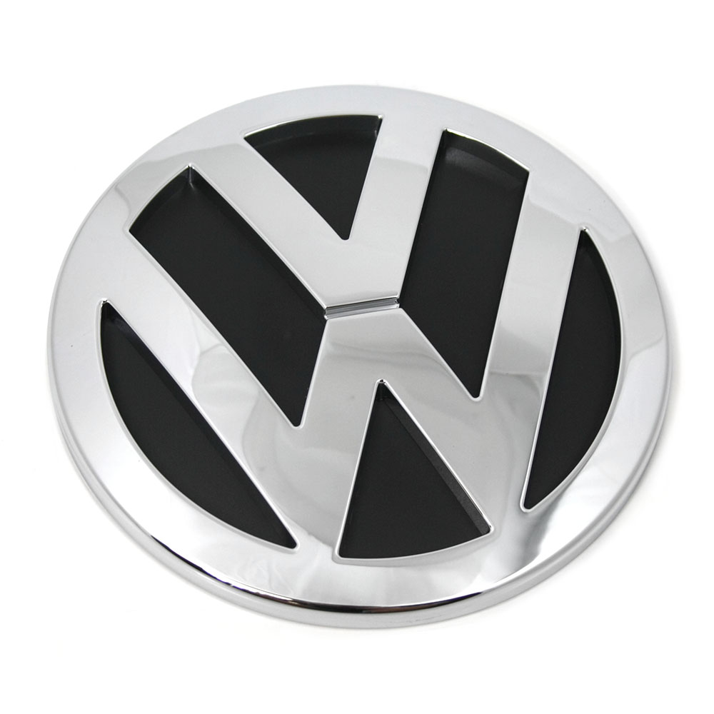 VW-Emblem Original VW T5 Transporter Kühlergrill Zeichen Schwarz  7E0853601D041