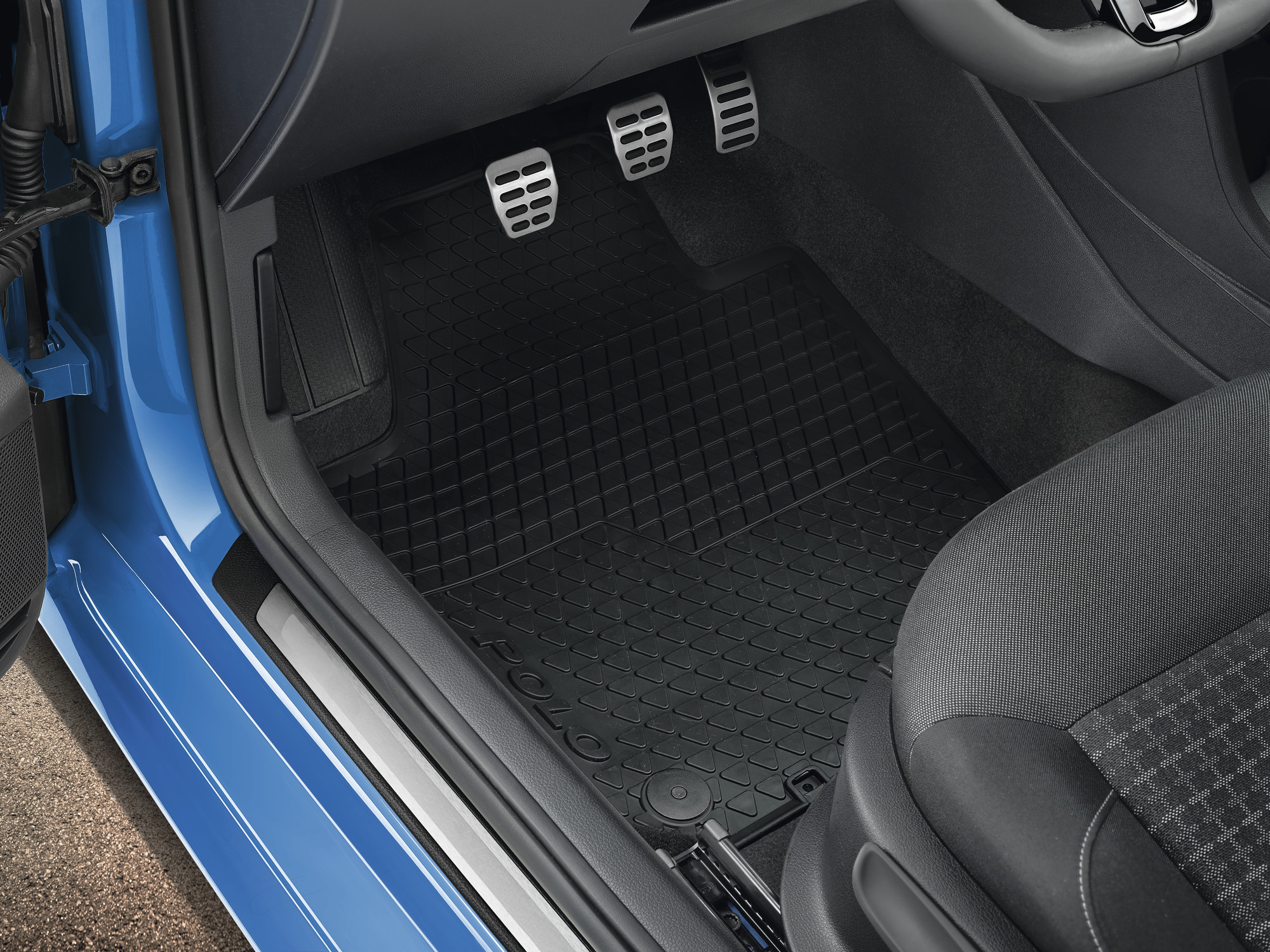 Leder-Auto-Fußmatten für VW Polo V GTI 2012–2017, Bodeneinlagen vorne und  hinten, vollständige Abdeckung, Allwetter-Teppichmatten-Set,  Schutz-Fußpolster-Zubehör, schwarz rot (braun normal) bequem : :  Auto & Motorrad