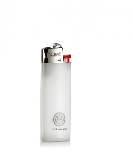 Feuerzeug Original VW weiß Mini Bic Kindersicherung