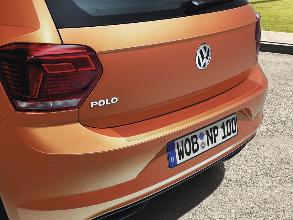 Ladekantenschutz für VW POLO 6C 5Tuerer Schutzfolie Transparent Extra Stark 240µ