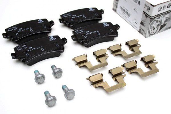 Bremsbeläge komplett Set hinten Original VW Audi Beläge Bremsen 1K0698451G