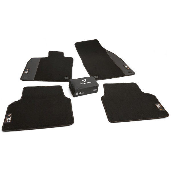 Original CUPRA Born Premium Velours Fußmatten Textilfußmatten Sicherheits-Kit 10E093990A