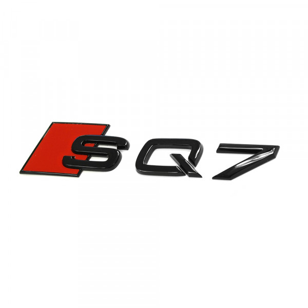 Original Audi Schriftzug SQ8 Aufkleber Emblem Logo schwarz/rot  4KE853740C5FQ