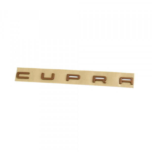 Original Seat CUPRA Schriftzug hinten Heckklappe Tuning Emblem Kupfer