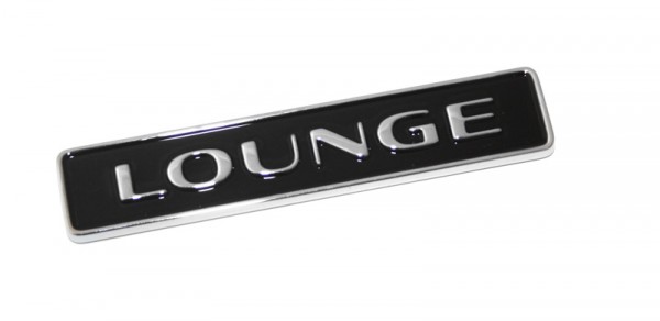 Schriftzug "LOUNGE" Original VW Golf Tiguan Polo Hochglanz Plakette Kotflügel