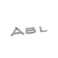 Original Audi A8L Schriftzug hinten Heckklappe Emblem Logo Zeichen chrom Original Audi A8L Schriftzug hinten Heckklappe Emblem Logo Zeichen chrom