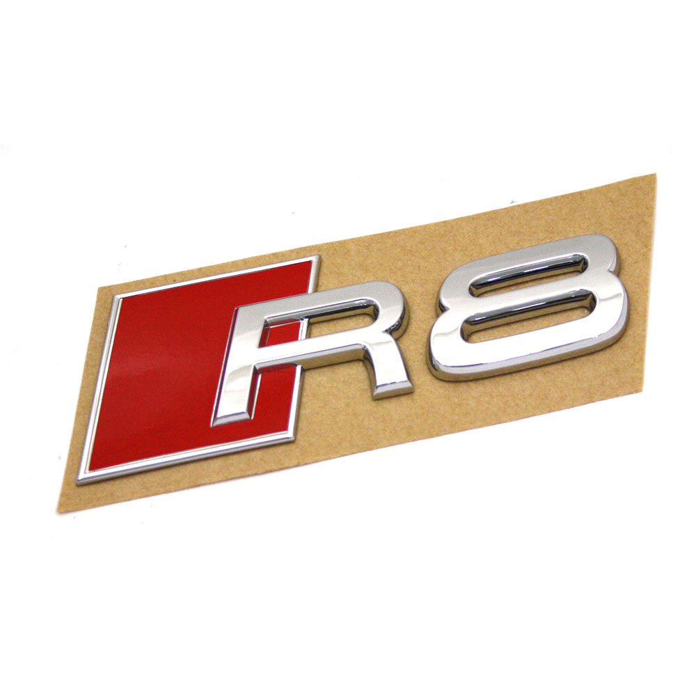 Original Audi R8 Schriftzug hinten Exterieur Emblem Heckklappe