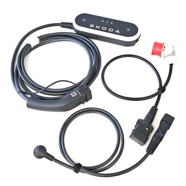 Original Skoda iV Universal Charger Ladegerät Ladekabel Elektroauto Notladegerät 5LA054412M