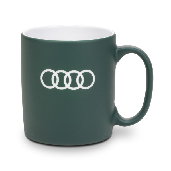 Original Audi Tasse Kaffeetasse Teetasse Kaffeebecher Porzellan grün 3292500600